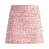 Alice + Olivia Riley Tweed Miniskirt