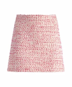 Alice + Olivia Riley Tweed Miniskirt