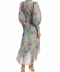 Alice + Olivia Katia Printed High-Low Midi-Dress -Alice + Olivia Sales unnamed file 1048