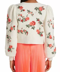 Alice + Olivia Kitty Floral-Embroidered Cardigan -Alice + Olivia Sales unnamed file 1083