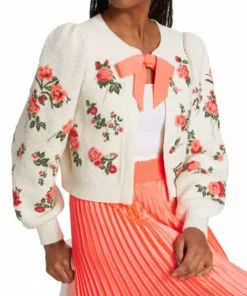 Alice + Olivia Kitty Floral-Embroidered Cardigan -Alice + Olivia Sales unnamed file 1084