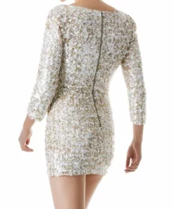 Alice + Olivia Davinia Metallic Minidress 10 Alice + Olivia Davinia Metallic Minidress -Alice + Olivia Sales unnamed file 1090