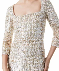Alice + Olivia Davinia Metallic Minidress 11 Alice + Olivia Davinia Metallic Minidress -Alice + Olivia Sales unnamed file 1091