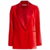 Alice + Olivia Justin Single-Breasted Combination Blazer