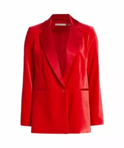 Alice + Olivia Justin Single-Breasted Combination Blazer