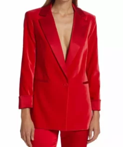Alice + Olivia Justin Single-Breasted Combination Blazer -Alice + Olivia Sales unnamed file 1108