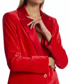 Alice + Olivia Justin Single-Breasted Combination Blazer -Alice + Olivia Sales unnamed file 1111