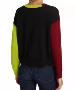 Alice + Olivia Gleeson Colorblocked Bead-Embellished Sweater -Alice + Olivia Sales unnamed file 1159