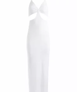 Alice + Olivia Havana Cut-Out Jersey Dress Aqua