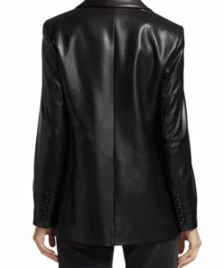 Alice + Olivia Denny Vegan Leather Blazer -Alice + Olivia Sales unnamed file 1215