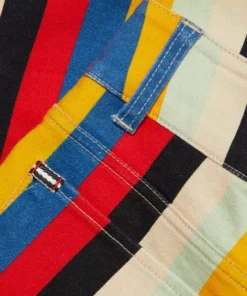 Alice + Olivia Stacey Striped Mid-Rise Bell Bottom Pants -Alice + Olivia Sales unnamed file 1231