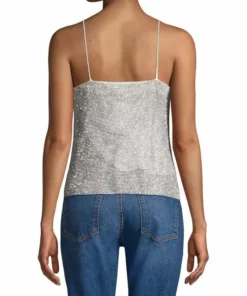 Alice + Olivia Harmon Crystal Drapey Slip Tank Top -Alice + Olivia Sales unnamed file 1234