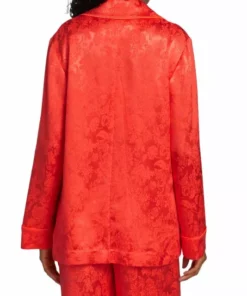 Alice + Olivia Shanda Jacquard Satin Pajama Blazer -Alice + Olivia Sales unnamed file 1274