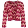 Alice + Olivia Anderson Crochet Crop Cardigan