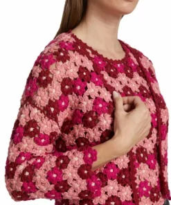 Alice + Olivia Anderson Crochet Crop Cardigan -Alice + Olivia Sales unnamed file 1282