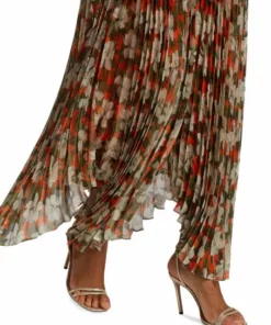 Alice + Olivia Gloria Floral Print Silk-Blend Chain Maxi Dress -Alice + Olivia Sales unnamed file 1296