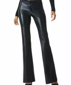 Alice + Olivia Olivia Faux Leather Flared Pants 7 Alice + Olivia Olivia Faux Leather Flared Pants -Alice + Olivia Sales unnamed file 1311