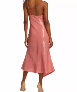 Alice + Olivia Harmony Sequined Asymmetric Slipdress -Alice + Olivia Sales unnamed file 1331