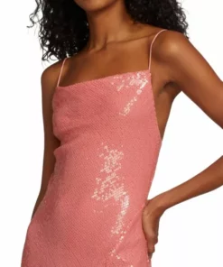 Alice + Olivia Harmony Sequined Asymmetric Slipdress -Alice + Olivia Sales unnamed file 1332