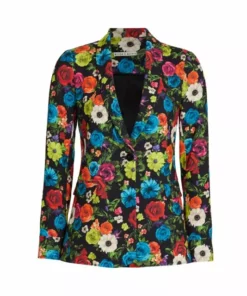 Alice + Olivia Macey Floral Blazer