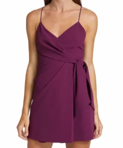 Alice + Olivia Katie Wrap Minidress -Alice + Olivia Sales unnamed file 1369