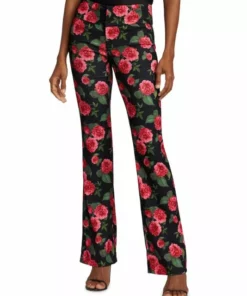 Alice + Olivia Olivia Pritned Fit & Flare Trousers -Alice + Olivia Sales unnamed file 1390
