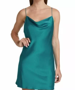 Alice + Olivia Harmony Draped Satin Slip Minidress -Alice + Olivia Sales unnamed file 1397