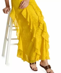 Alice + Olivia Empire-Waist Jacquard Godet Dress -Alice + Olivia Sales unnamed file 1407