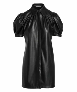 Alice + Olivia Jem Faux Leather Mini Dress Black 6 Alice + Olivia Jem Faux Leather Mini Dress Black -Alice + Olivia Sales unnamed file 1411