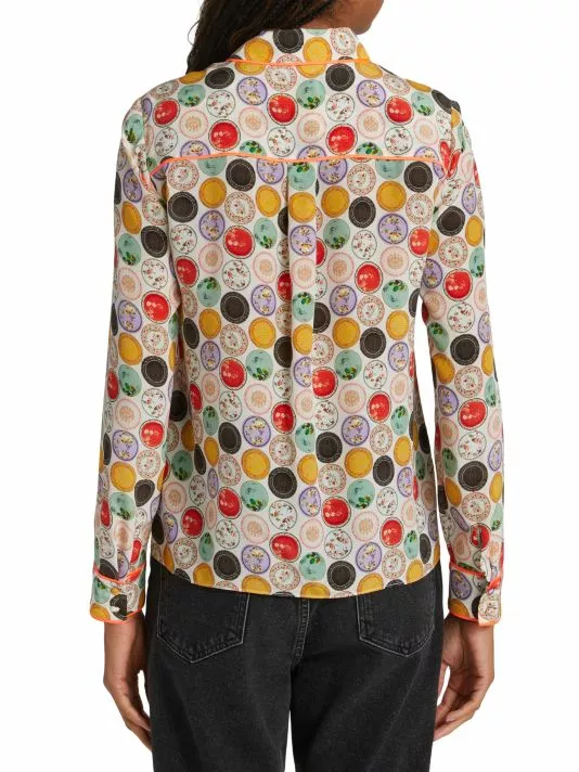 Alice + Olivia Willa Floral Medallion Shirt 5 Alice + Olivia Willa Floral Medallion Shirt - Image 5