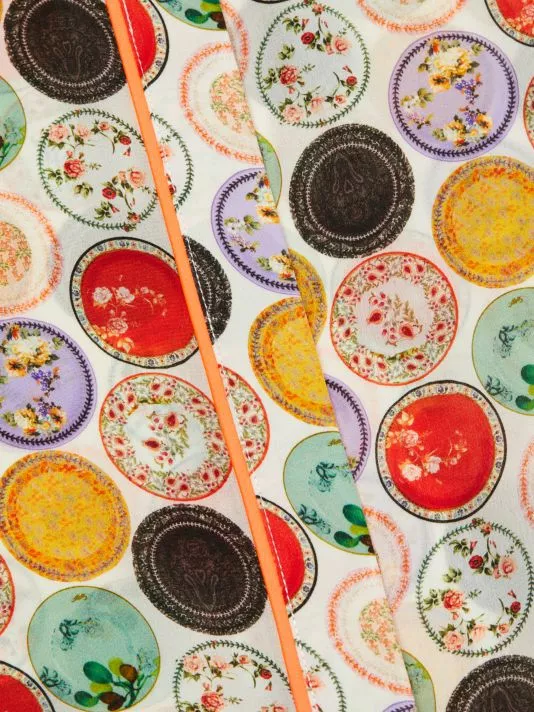 Alice + Olivia Willa Floral Medallion Shirt 7 Alice + Olivia Willa Floral Medallion Shirt - Image 7