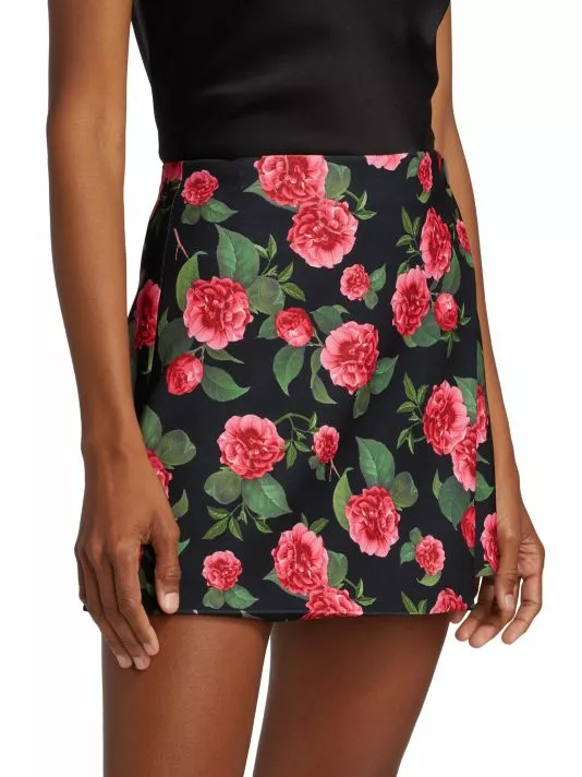 Alice + Olivia Renna Mini Wrap Skirt 4 Alice + Olivia Renna Mini Wrap Skirt - Image 4
