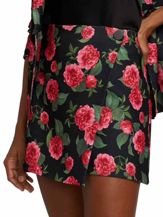 Alice + Olivia Renna Mini Wrap Skirt 6 Alice + Olivia Renna Mini Wrap Skirt - Image 6