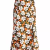 Alice + Olivia Stephine Floral Midi Skirt