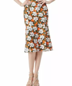 Alice + Olivia Stephine Floral Midi Skirt -Alice + Olivia Sales unnamed file 1498