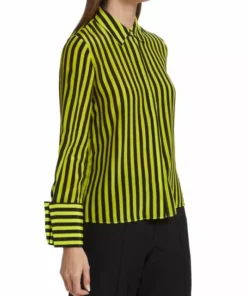 Alice + Olivia Willa Striped Silk Blouse 10 Alice + Olivia Willa Striped Silk Blouse -Alice + Olivia Sales unnamed file 1512