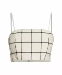 Alice + Olivia Pearle Printed Crop Top