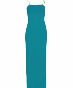 Alice + Olivia Nelle Back Cut-Out Maxi Dress Ocean Blue -Alice + Olivia Sales unnamed file 158