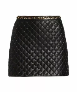 Alice + Olivia Riley Vegan Leather Miniskirt