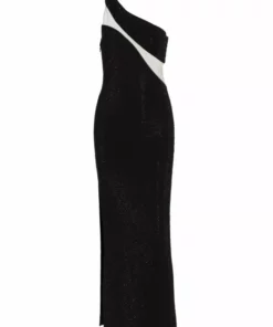 Alice + Olivia Mercedes One-Shoulder Dress