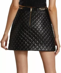 Alice + Olivia Riley Vegan Leather Miniskirt -Alice + Olivia Sales unnamed file 164