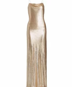 Alice + Olivia Harmony Chainmail Maxi Dress