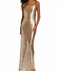 Alice + Olivia Harmony Chainmail Maxi Dress -Alice + Olivia Sales unnamed file 1651