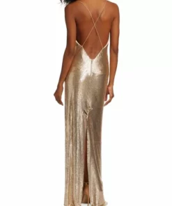 Alice + Olivia Harmony Chainmail Maxi Dress -Alice + Olivia Sales unnamed file 1653