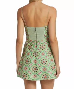 Alice + Olivia Lawrence Embroidered Minidress -Alice + Olivia Sales unnamed file 1674