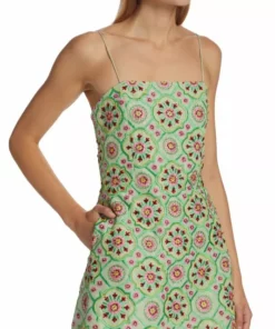 Alice + Olivia Lawrence Embroidered Minidress -Alice + Olivia Sales unnamed file 1675