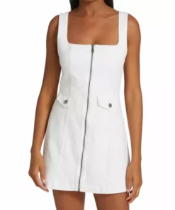 Alice + Olivia Thersa Zip-Front Denim Minidress -Alice + Olivia Sales unnamed file 1683