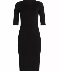 Alice + Olivia Delora Knit Bodycon Dress Black -Alice + Olivia Sales unnamed file 1787