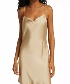 Alice + Olivia Harmony Draped Slip Mini Dress Nude -Alice + Olivia Sales unnamed file 1791