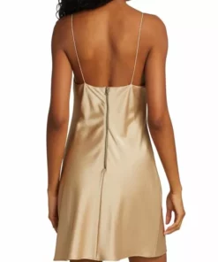 Alice + Olivia Harmony Draped Slip Mini Dress Nude -Alice + Olivia Sales unnamed file 1793